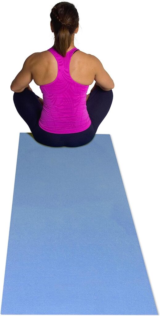 CAP Barbell HHY-CF004B Fitness Yoga Mat, Blue, Original version