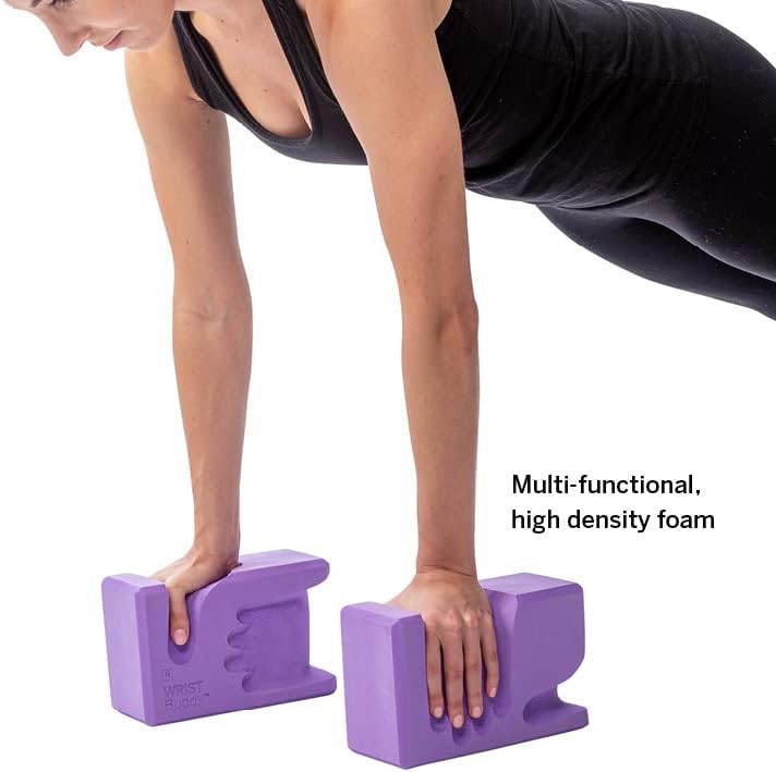 WRIST BUDDY Yoga Blocks | Engineered to Help Wrist Pain, Comfort, and Grip Strength | Prime Support for Balance Fitness and Exercise | All EVA Foam Blocks Yoga Accessories | Best Choice for Gifts