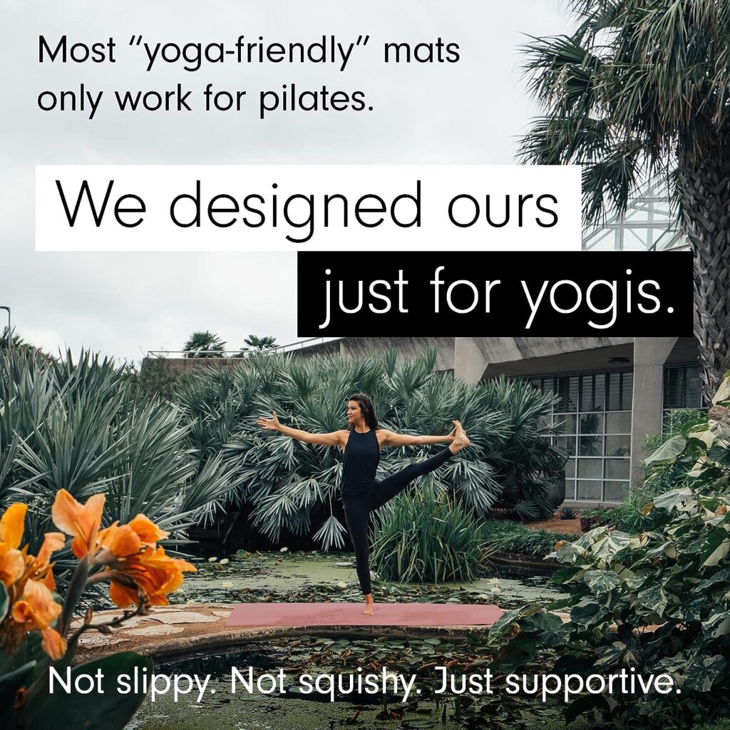𝗪𝗜𝗡𝗡𝗘𝗥 𝟮𝟬𝟮𝟯* Yoga Mat Thick - Pilates Mat for Women and Men - Thick Yoga Mats for Home Workout, Exercise, Yoga,  Gym - Yoga Mat Non Slip 6mm Thick Mat with Strap, Non Slip  Eco Friendly