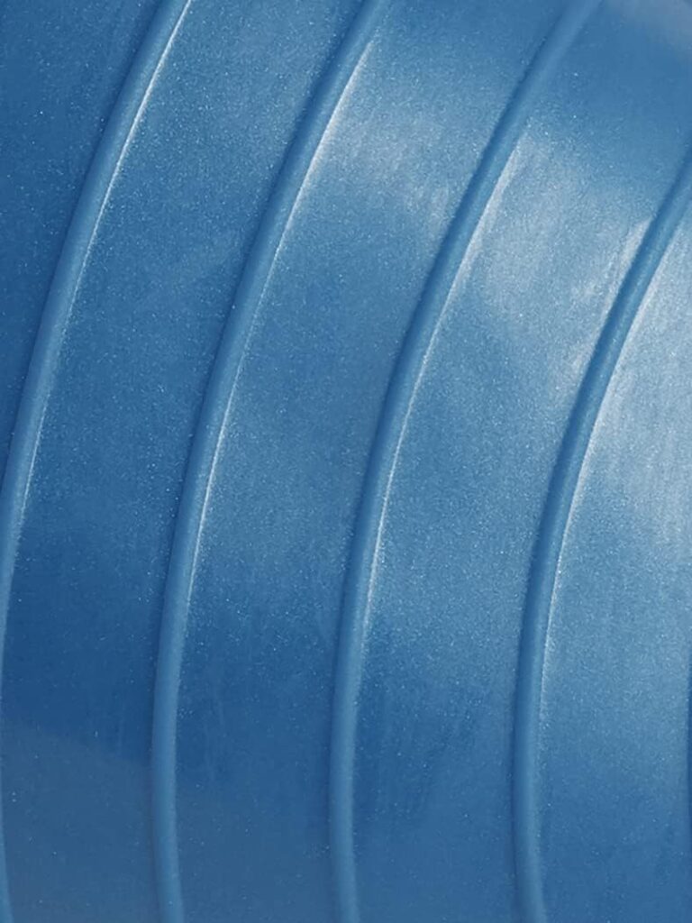 Cando 30-1800 Blue Non-Slip PVC Vinyl Inflatable Exercise Ball, 12 Diameter, 300 lbs Weight Capacity