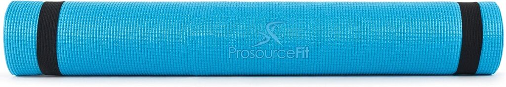 ProsourceFit Classic Yoga Mat 1/8” (3mm) Thick, Extra Long 72-Inch Lightweight Fitness Mat with Non-Slip Grip for Yoga, Pilates, Exercise