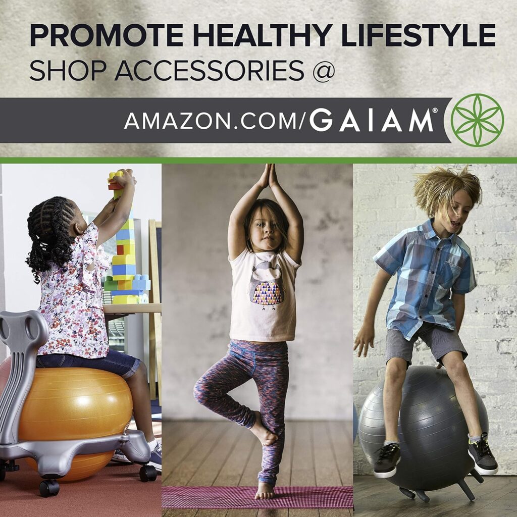 Amazon.com : Gaiam Kids Yoga Mat Exercise Mat, Yoga for Kids with Fun Prints - Playtime for Babies, Active  Calm Toddlers and Young Children (60 L x 24 W x 3mm Thick) - Chomper : Sports  Outdoors