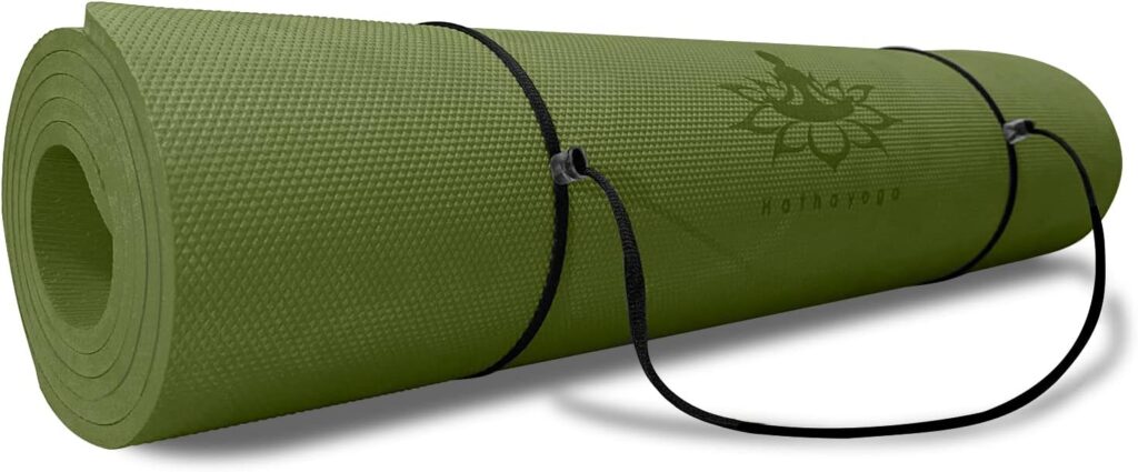 Hatha Yoga Thick TPE Yoga Mat 72x 27x1/3 inch Non Slip Eco Friendly Exercise Mat for Yoga Pilates  Floor Workouts