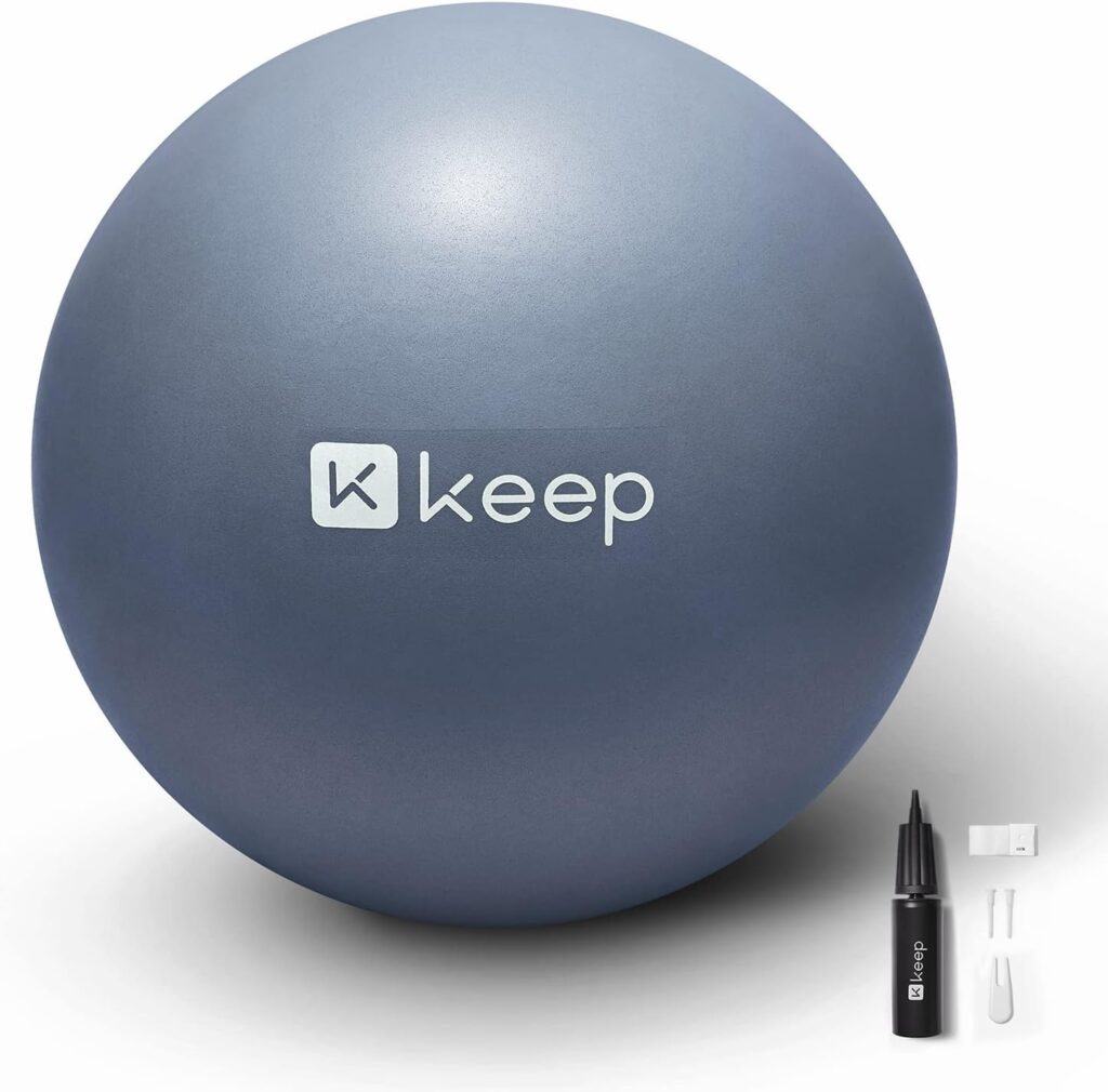 Keep Exercise Ball with Inflator Pump - Balance Yoga Balls for Working Out ,Excersize Birthing Ball for Pregnancy - Fitness Ball for Core Strength and Physical Therapy