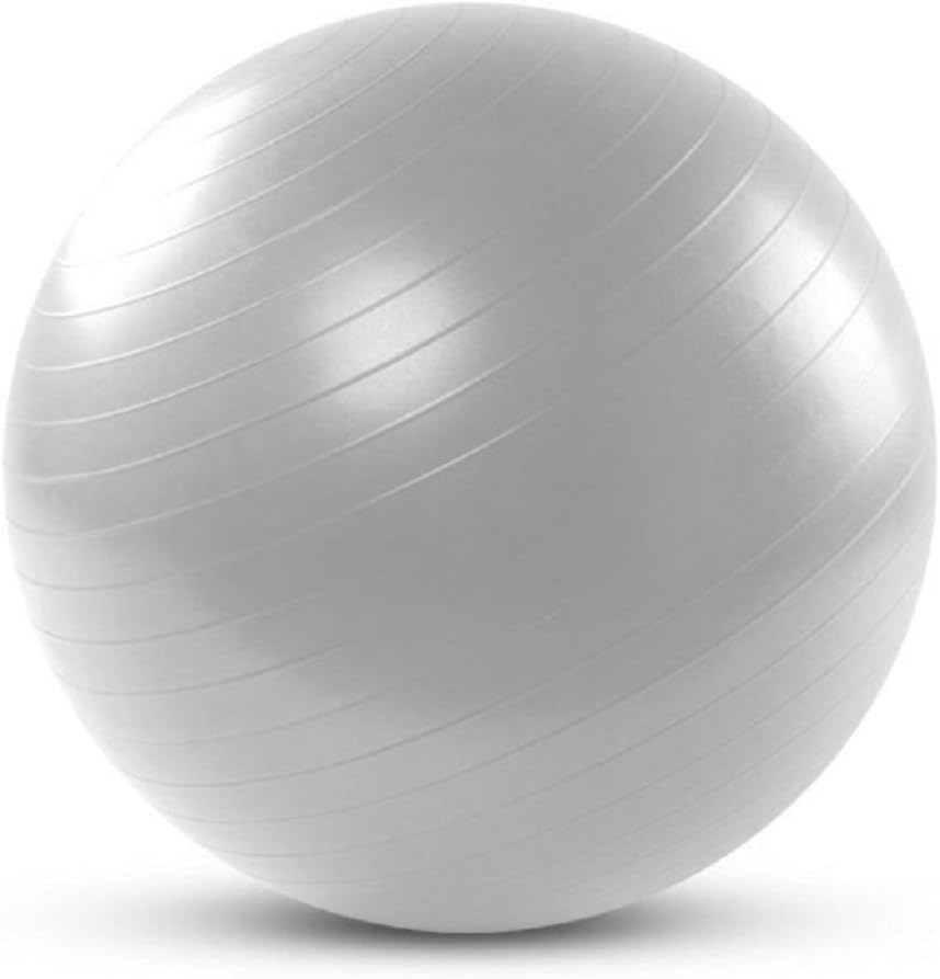 Silfrae 55/65/75cm Yoga Ball Exercise Ball Anti-Slip  Anti-Burst Pilate Balance Ball with Pump for Fitness Home and Office