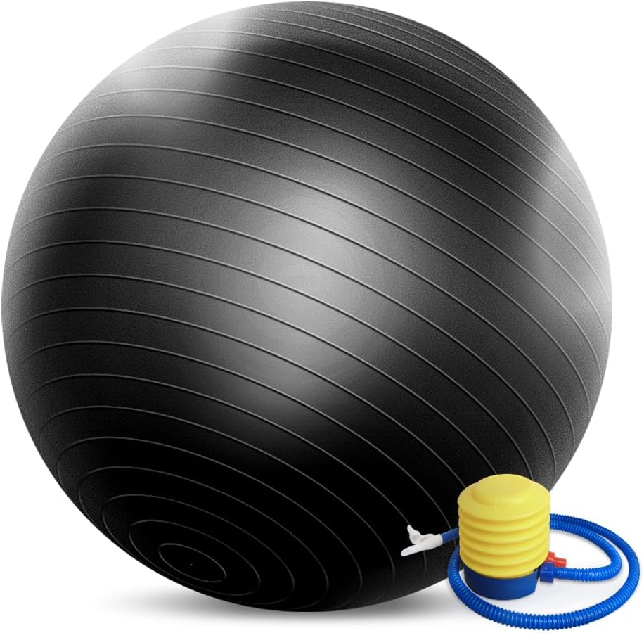 Exercise Yoga Ball Yoga Balance Stability Swiss Ball Support up to 200 lbs