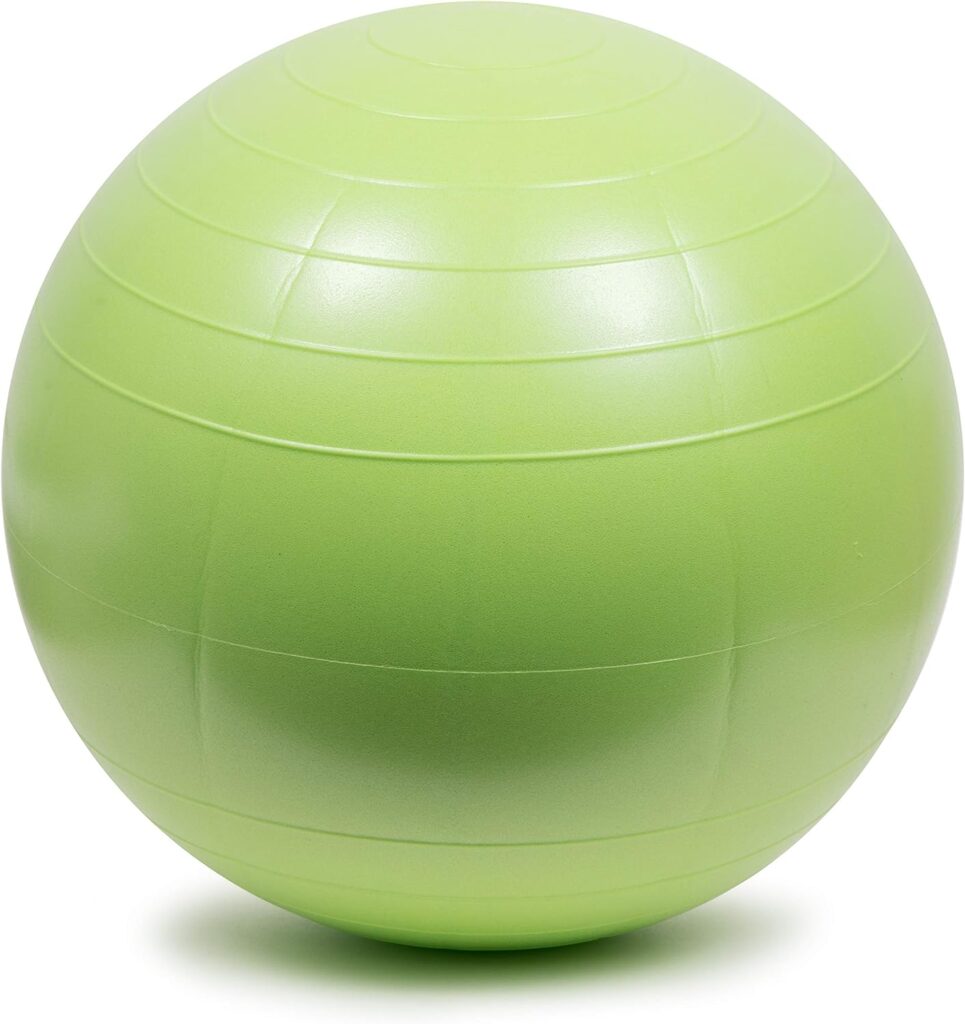 OPTP Soft Movement Ball - 12 Inch Exercise and Pilates Ball for Yoga and Core Stability, Soft Inflatable Physical Therapy Ball Features Easy-Grip Texture