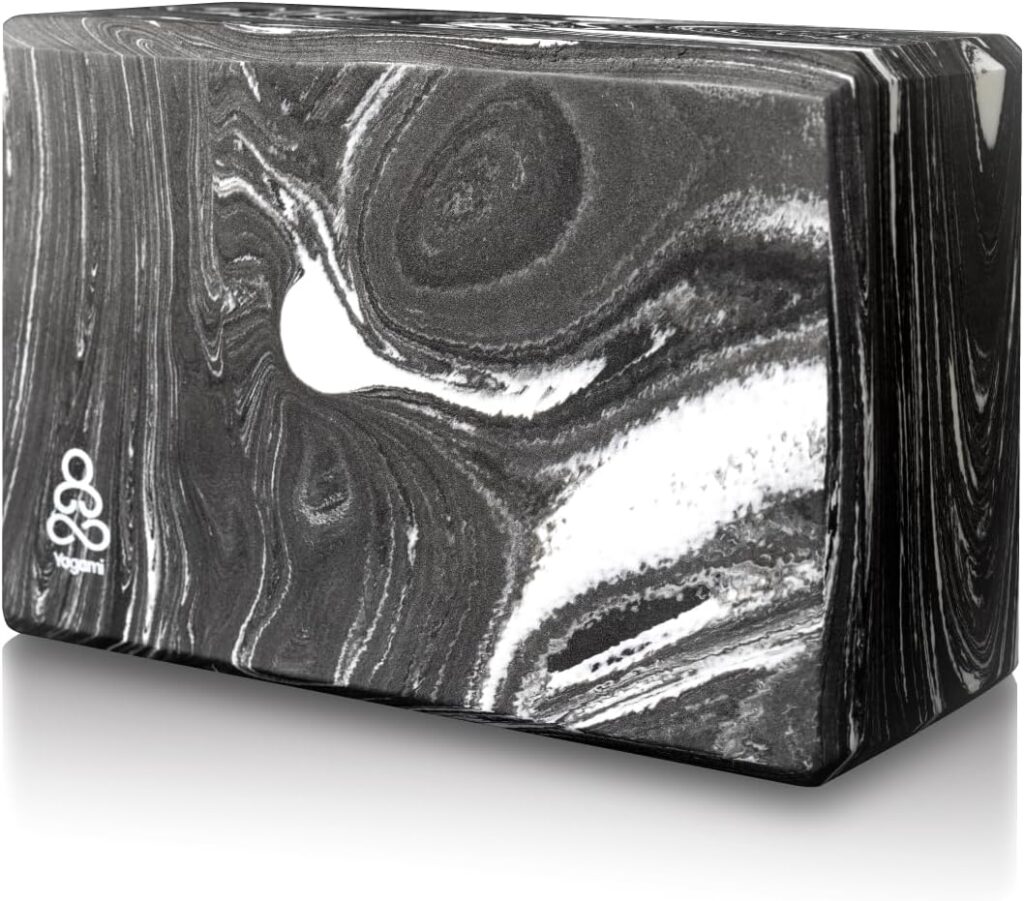 Yoga Block - Yoga Blocks | Stable Durable High Density Foam Blocks Safe Yoga Block for Yoga Lovers Beginners or Practitioners of Any Level Yoga Equipment by Yogami (1 Pack)