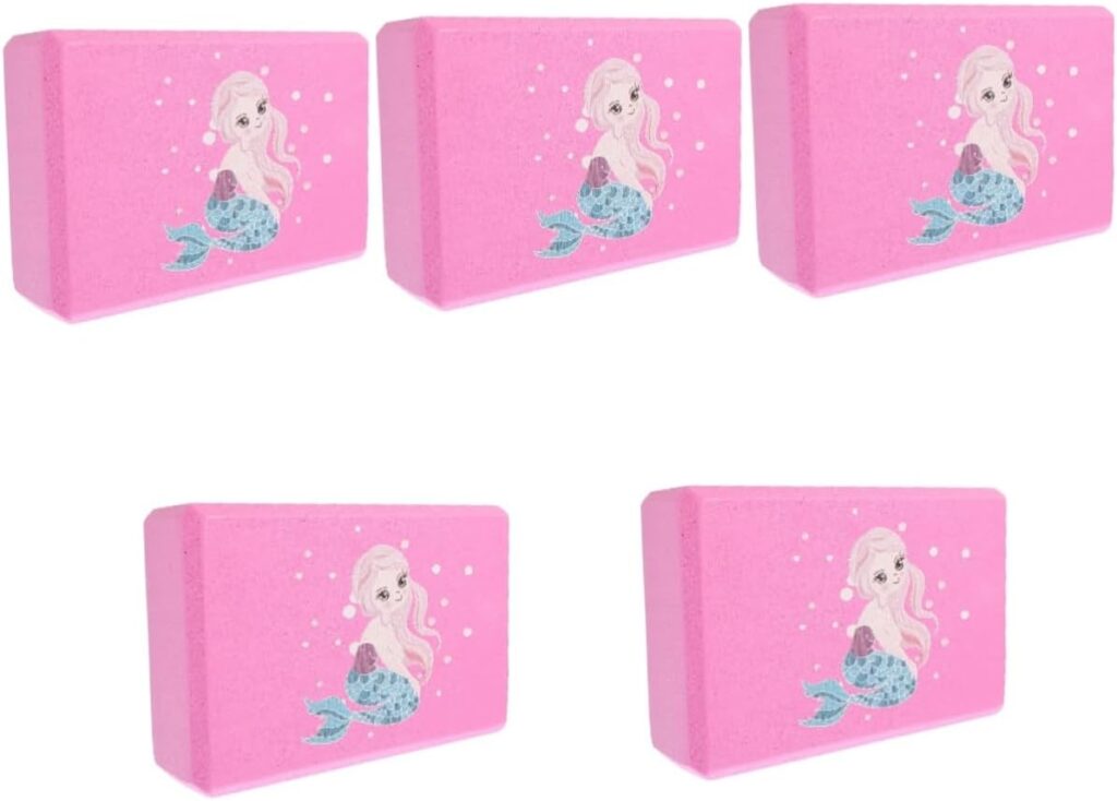 BESPORTBLE 5pcs Yoga Blocks Yoga Used Blocks Blocks Dancing Bricks Workout Blocks Foam Dancing Train Brick Dancing Training Brick Pilates Blocks Yoga Training Equipment Eva