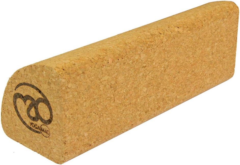 Cork Quarter Yoga Block | Eco Friendly Yoga Block | Ideal for Beginners and Professionals | Non Slip Block for Support | 23cm x 8cm x 8cm