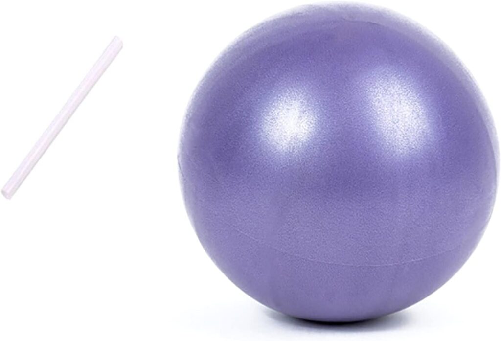 Pilates Ball Soft Fitness Ball Explosion-Proof Yoga Ball 25 cm for core Balance Training and Yoga, Durable