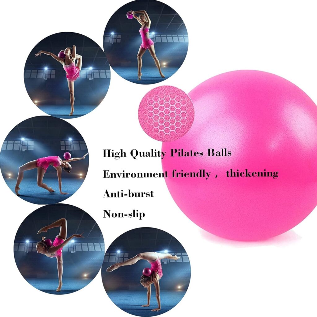 Small Pilates Ball,Specially for Workout 6 Inch Small Exercise Mini Bender Ball Yoga Workout Therapy Ball Mini Workout Core Ball