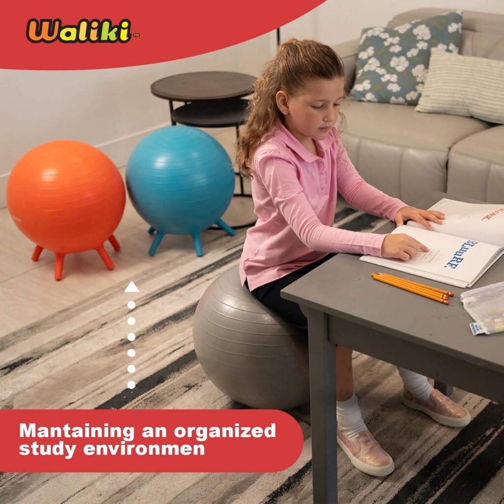 WALIKI Chair Ball with Feet for Kids | Alternative Classroom Seating | Balance Ball |