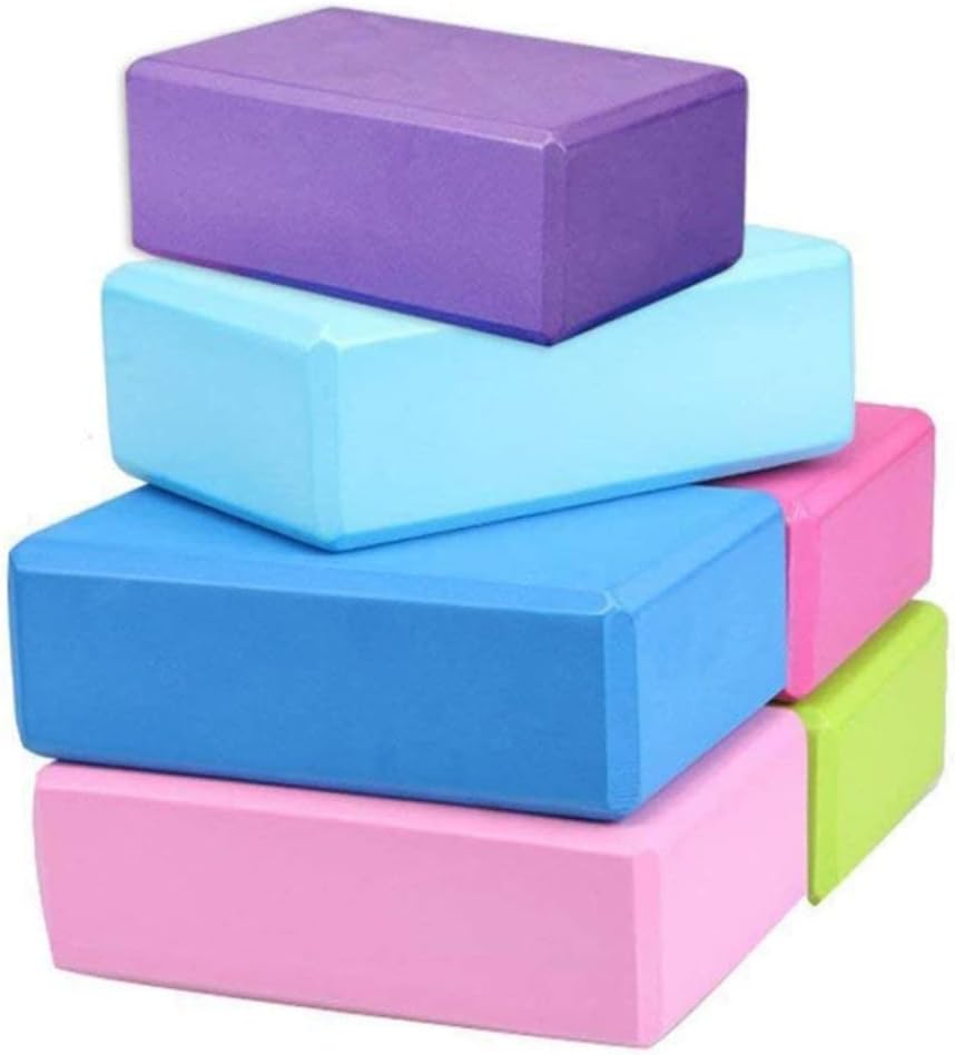 Yoga Block Yoga Block Non Slip Eva Foam Fitness Brick High density exercise block to stretch 6 pieces