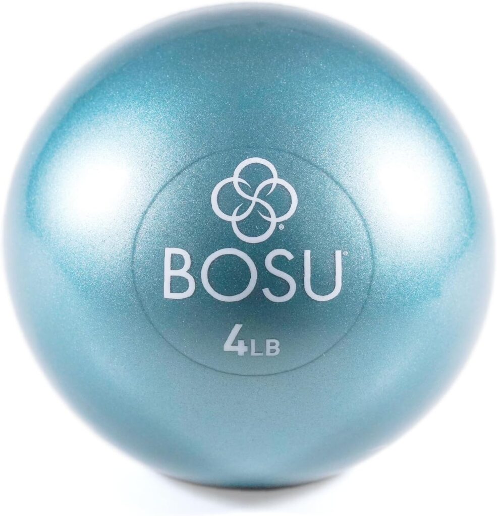 BOSU 4-Pound Fitness Ball, 5-Inch, Ideal for Yoga, Body Weight Exercises, Ab Workouts, Balance Training